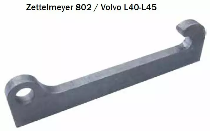 L40/L45 New holland/komatsu kiinnike, pari - Pyöräkoneen sovitteet - Volvo L40/45 - 763 - 1