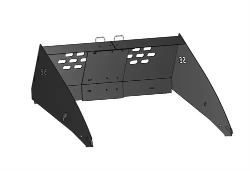 SE Korokelaita tasauskauhaan 1500mm VR (kallistetulla takaosalla) - Tasauskauhan korokelaidat pyöräkoneisiin - 533 - 1
