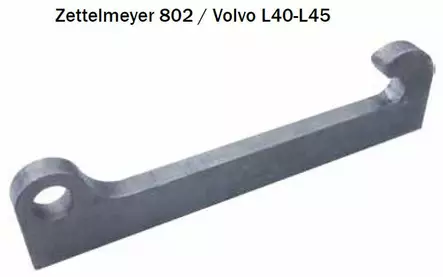L40/L45 New holland/komatsu kiinnike, pari - Pyöräkoneen sovitteet - Volvo L40/45 - 763 - 1