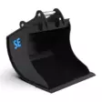 SE Kuokkakauha S30/150 50L 450mm - Kaivinkoneen kuokkakauhat huulilevyllä - S30/150 - 1193 - 1
