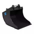 SE Kuokkakauha S45 320L 800mm - Kaivinkoneen kuokkakauhat huulilevyllä - S45 - 1133 - 1