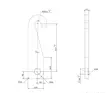 SE mek. nostohaarukat Weidemann 2,5t 1200/1100mm - Pyöräkoneen mekaaniset trukkipiikit - Weidemann - 403 - 2