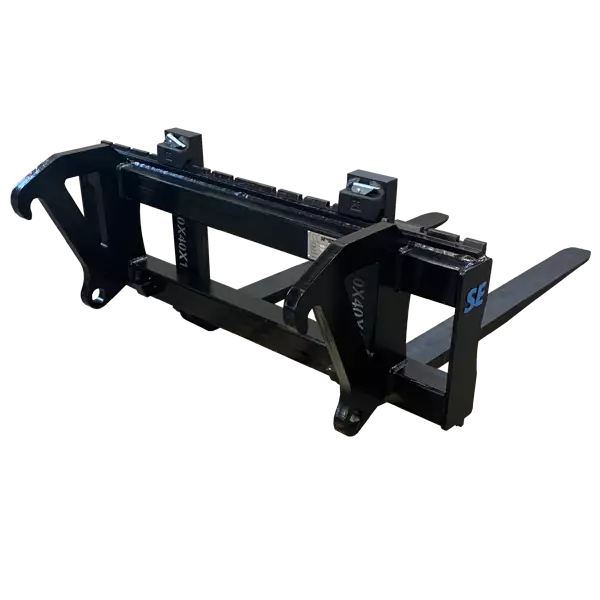SE mek. nostohaarukat Volvo L30 25° 2, 5t 1200/1200mm - Pyöräkoneen mekaaniset trukkipiikit - Volvo L30 - 595 - 1