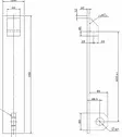 LST Vila/Valtra mek. nostohaarukat 2,5t 1500mm/1200mm - Traktorin mekaaniset trukkipiikit - Vila/Valtra - 2046 - 4