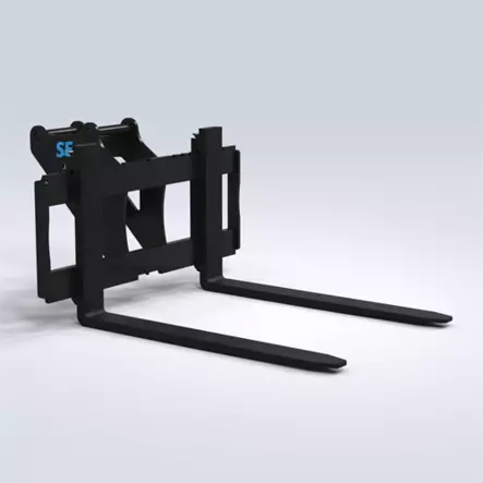 SE Nostohaarukat S30/150 800/800mm, mekaaniset - Kaivinkoneen mekaaniset trukkipiikit - S30/150 - 397 - 1