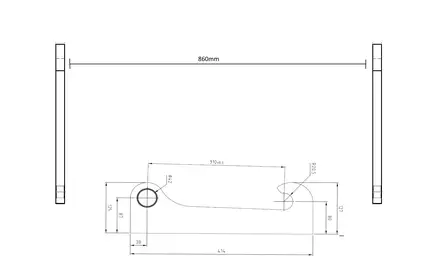 SE mek. nostohaarukat Volvo L30 2, 5t 1200/1200mm FEM 2 - Pyöräkoneen mekaaniset trukkipiikit - Volvo L30 - 508 - 1