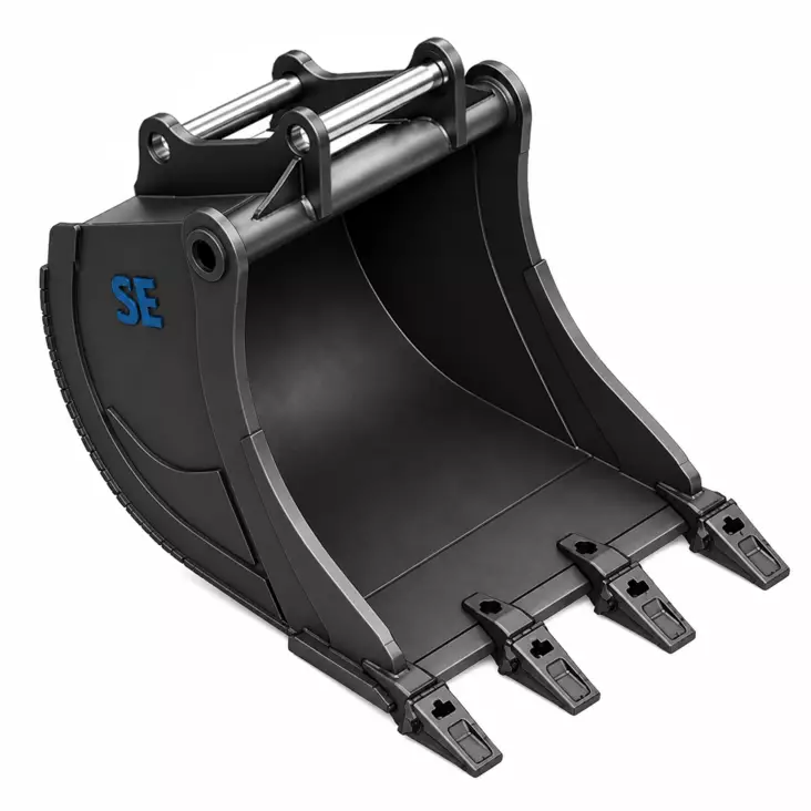 SE Kuokkakauha hampailla S70 1250L 1250mm WS - Kaivinkoneen kuokkakauhat hampailla - S70 - 839 - 1