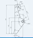 SE mekaaniset nostohaarukat Kramer 380-580 2,5t 1200/1200mm - Pyöräkoneen mekaaniset trukkipiikit - Kramer 380-580 - 599 - 2