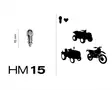 Nasta HM15 (100) - Rengasnastat trukkeihin - 1519 - 1